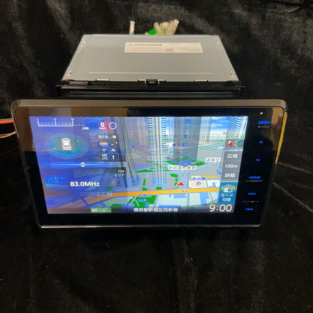 KENWOOD 彩速ナビ MDV-S811HDF フローティングモデル - メルカリ
