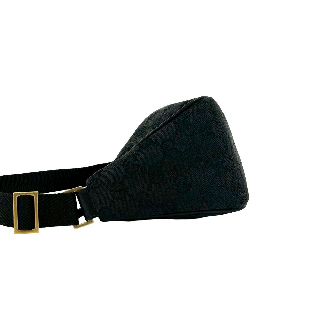 極 美品 GUCCI グッチ GGキャンバス レザー 本革 ミニ ハンドバッグ 