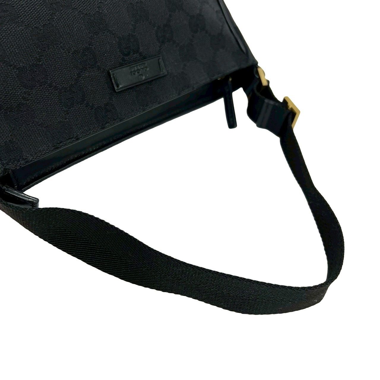 極 美品 GUCCI グッチ GGキャンバス レザー 本革 ミニ ハンドバッグ