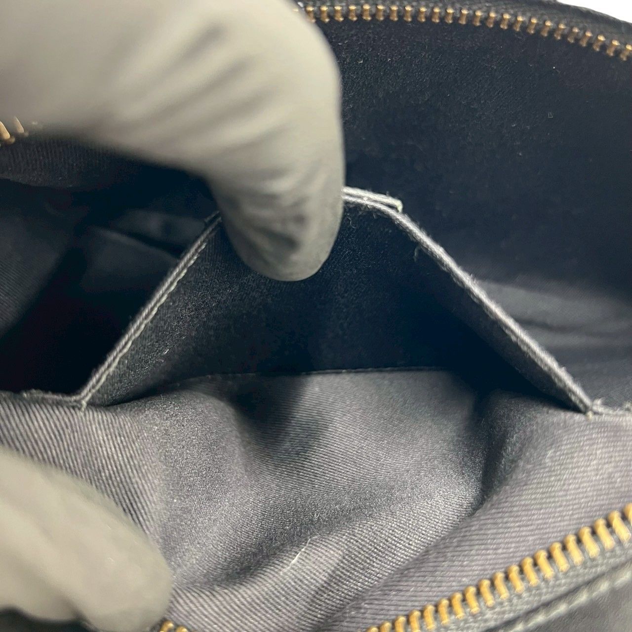 極 美品 GUCCI グッチ GGキャンバス レザー 本革 ミニ ハンドバッグ 