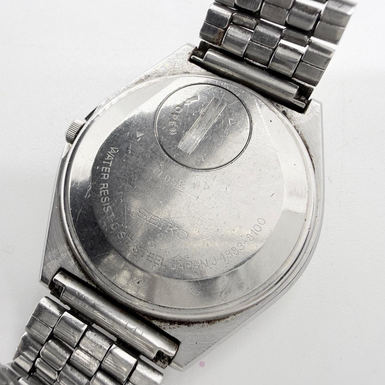SEIKO セイコー SUPERIOR スーペリア 4883-8100 シルバー QZ メンズ 