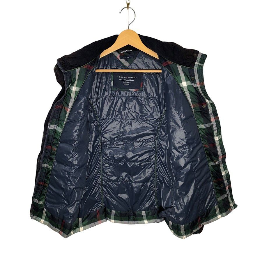 TOMMY HILFIGER トミーヒルフィガー 中綿 チェック柄 ダブルジップ 