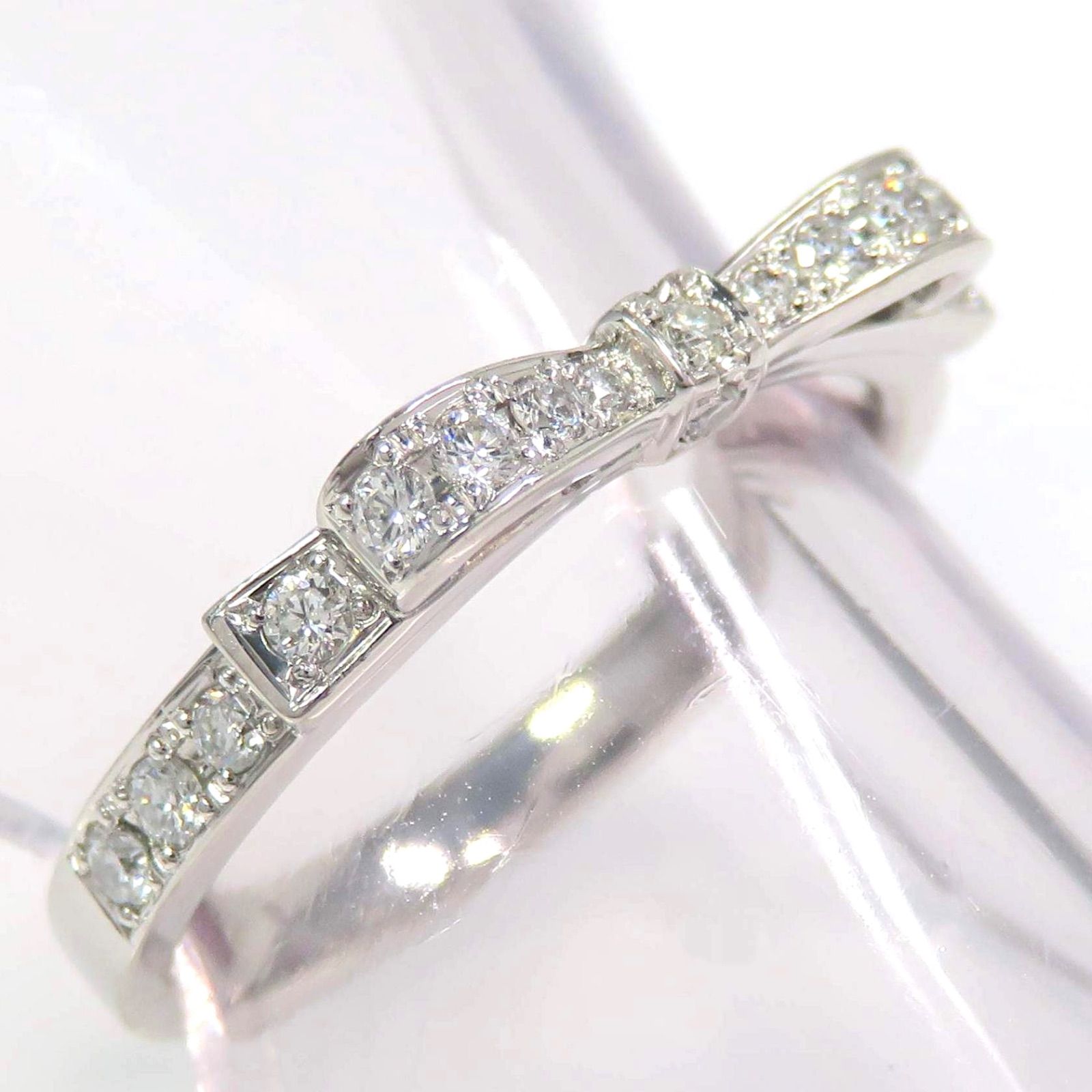 VENDOME AOYAMA ヴァンドーム青山 Pt950 ダイヤモンド0.20ct リュバン 