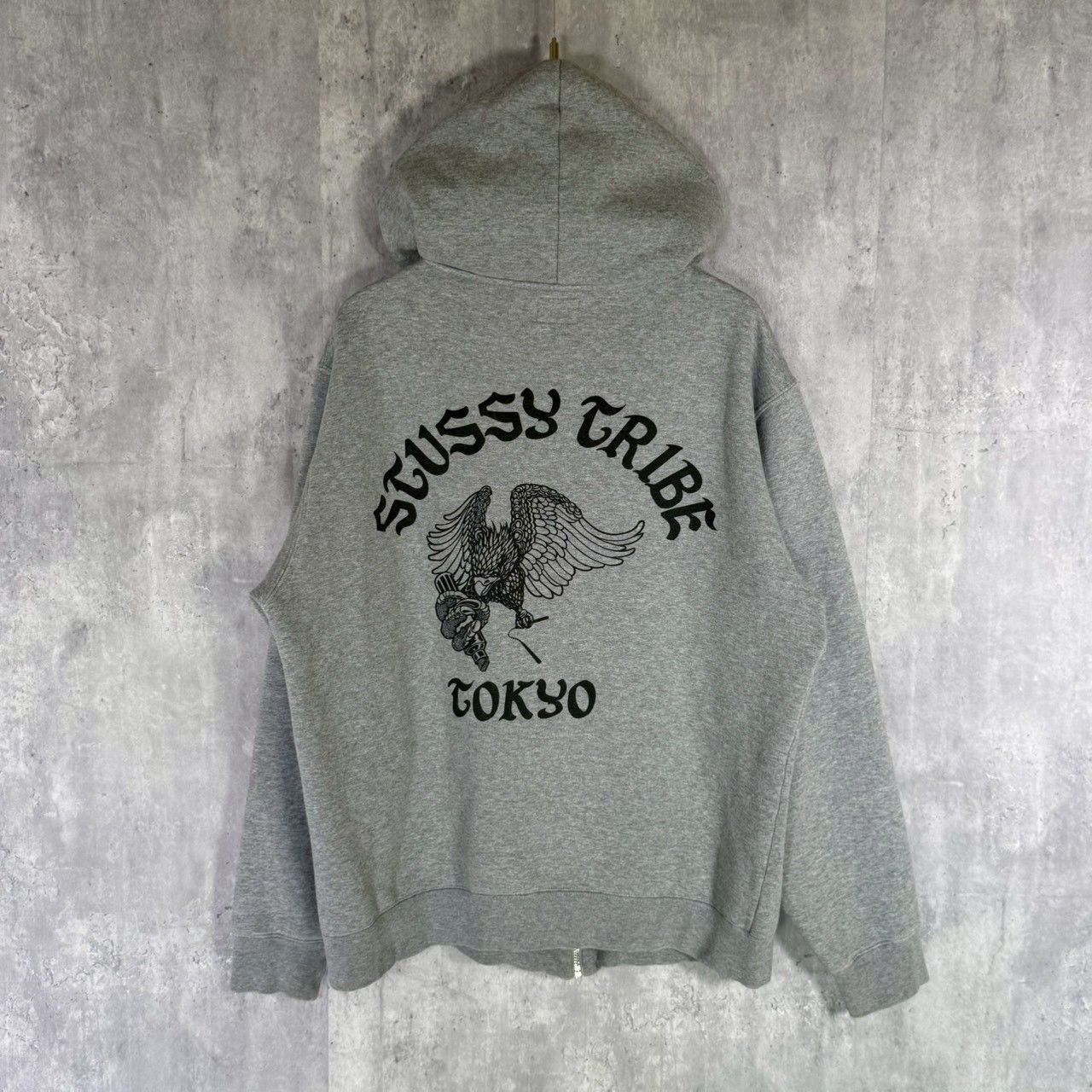 STUSSY』ステューシー（L）TRIBE TOKYOジップアップパーカー - メルカリ