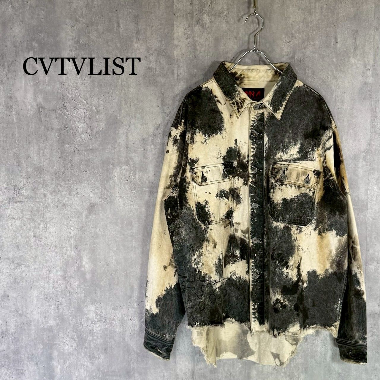 CVTVLIST』カタリスト（1）ペインテッドデニムシャツ - メルカリ