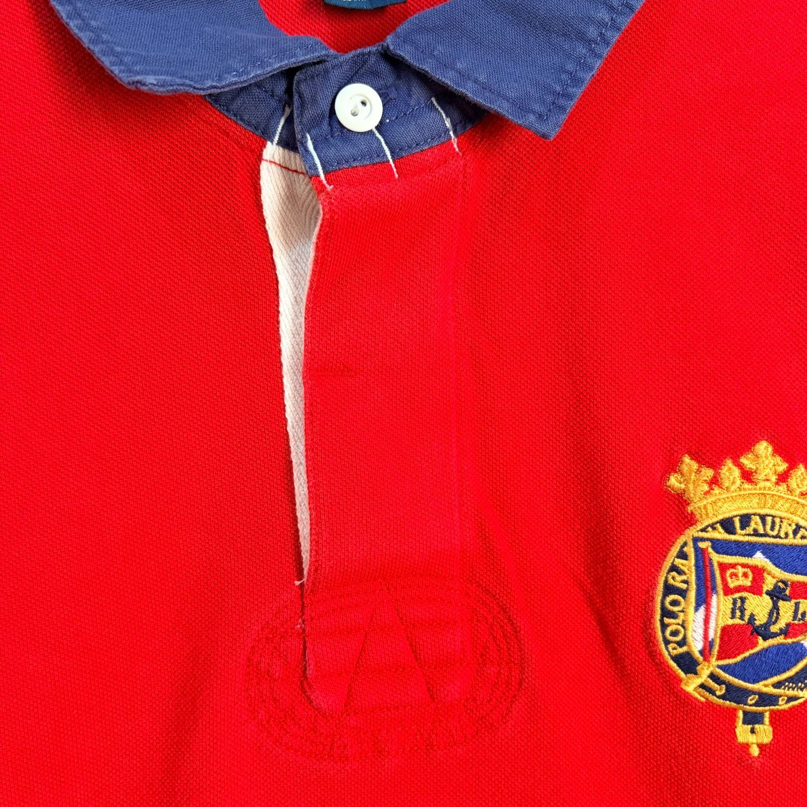 90年代 Polo by Ralph Lauren ポロ ラルフローレン エンブレム刺繍 