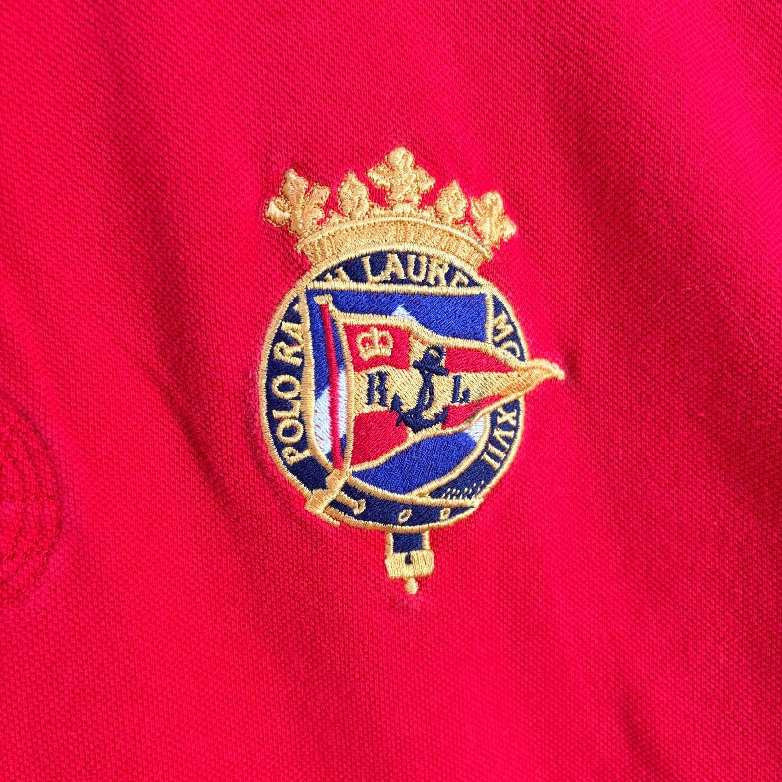 90年代 Polo by Ralph Lauren ポロ ラルフローレン エンブレム刺繍 