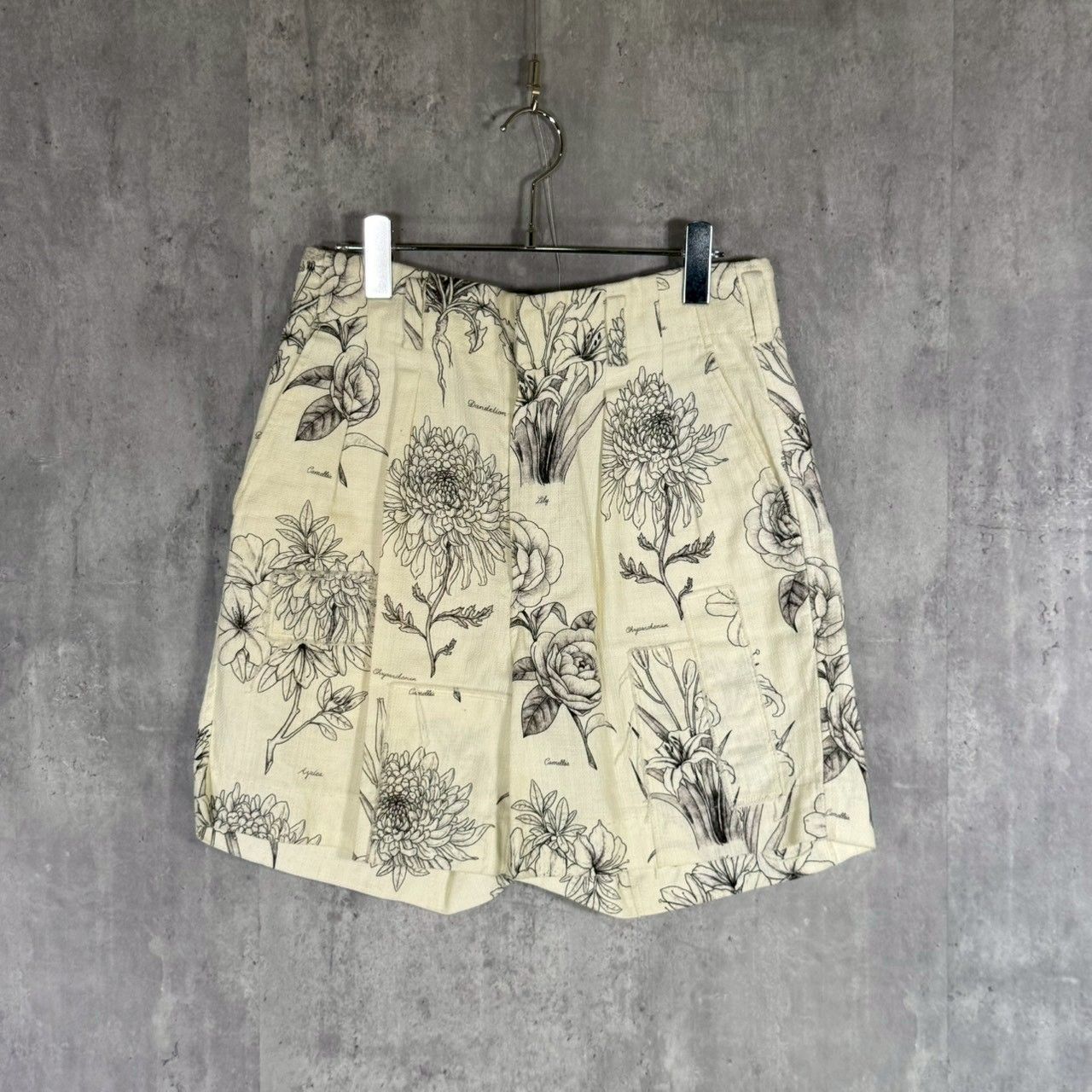 『MASU』エムエーエスユー (46) グランジボタニカルショーツ お買い得 『MASU』エムエーエスユー (46) グランジボタニカルショーツ