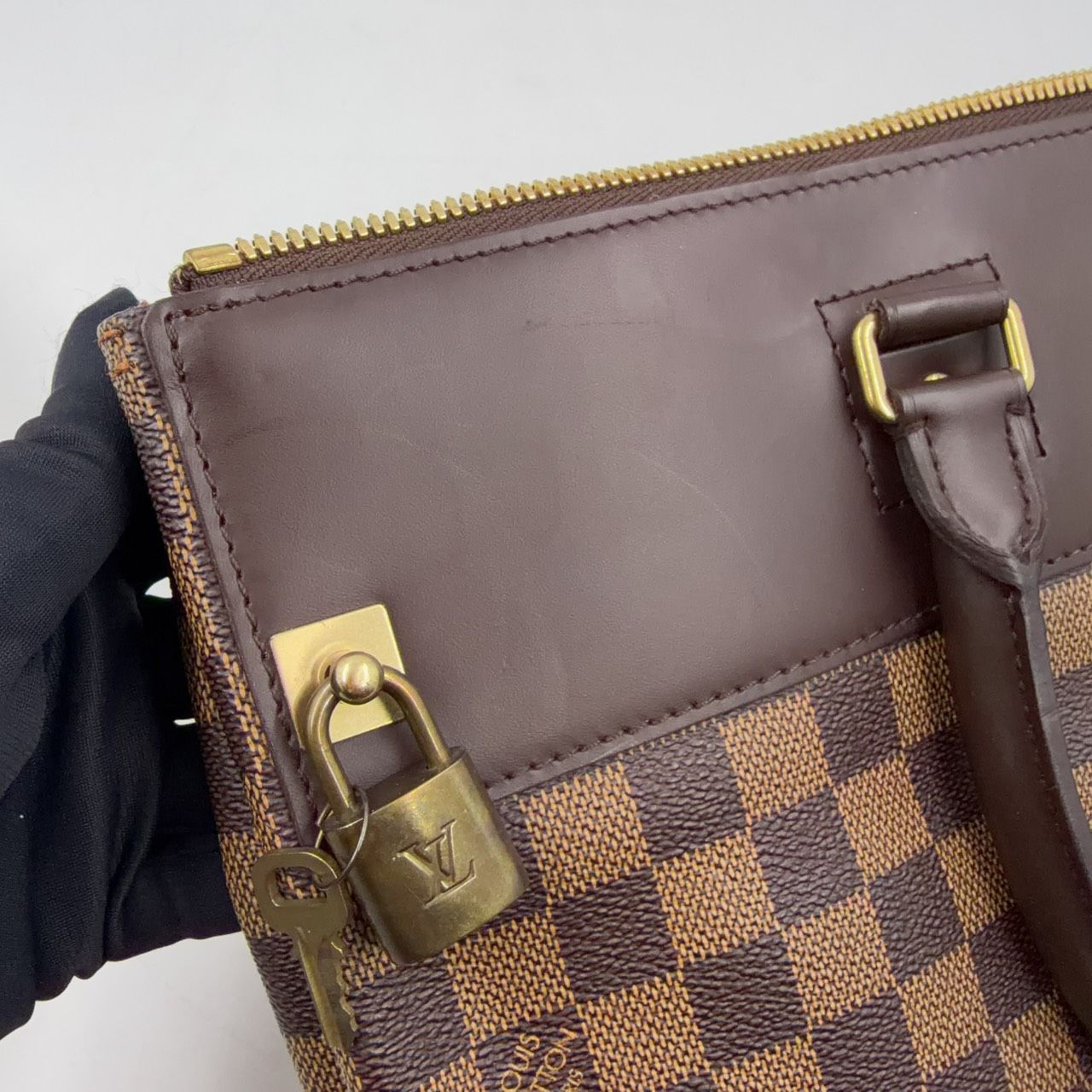 LOUIS VUITTON ルイ・ヴィトン⁄グリニッジPM⁄ダミエ⁄エベヌ 極美品 
