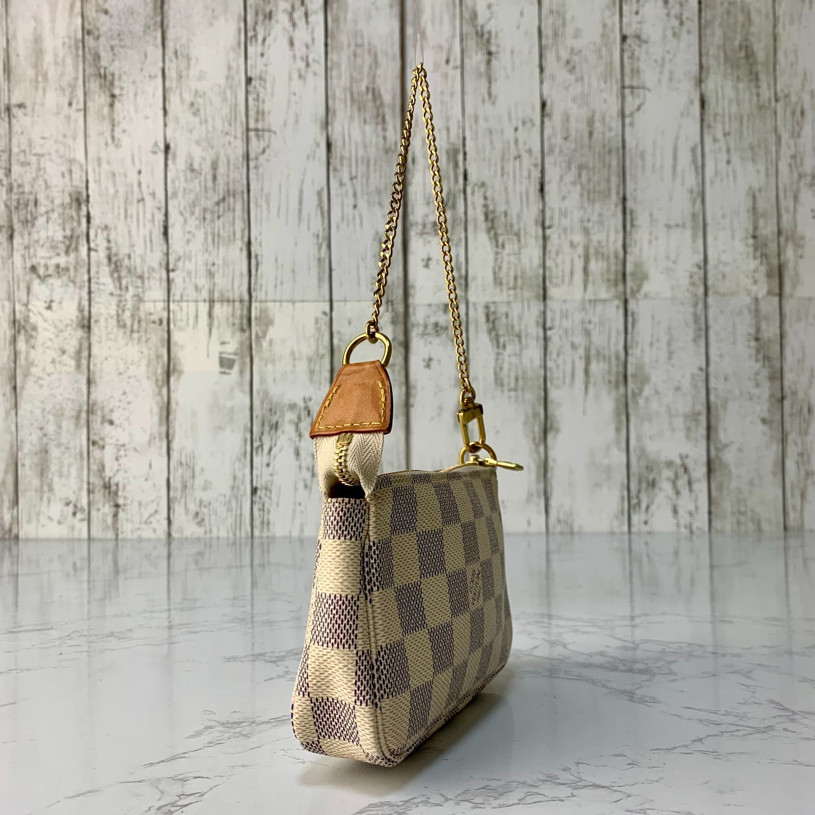 LOUIS VUITTON ミニ・ポシェット・アクセソワール ダミエ・アズール