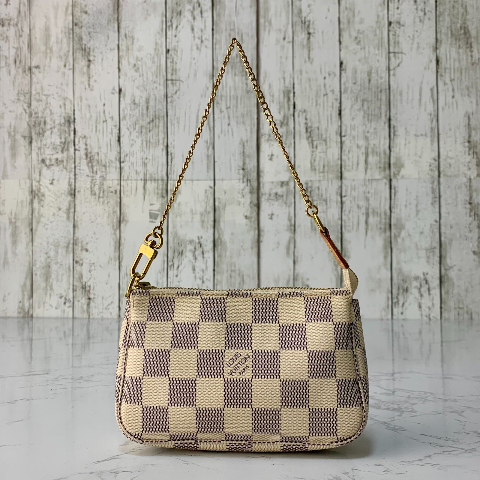 LOUIS VUITTON ミニ・ポシェット・アクセソワール ダミエ・アズール