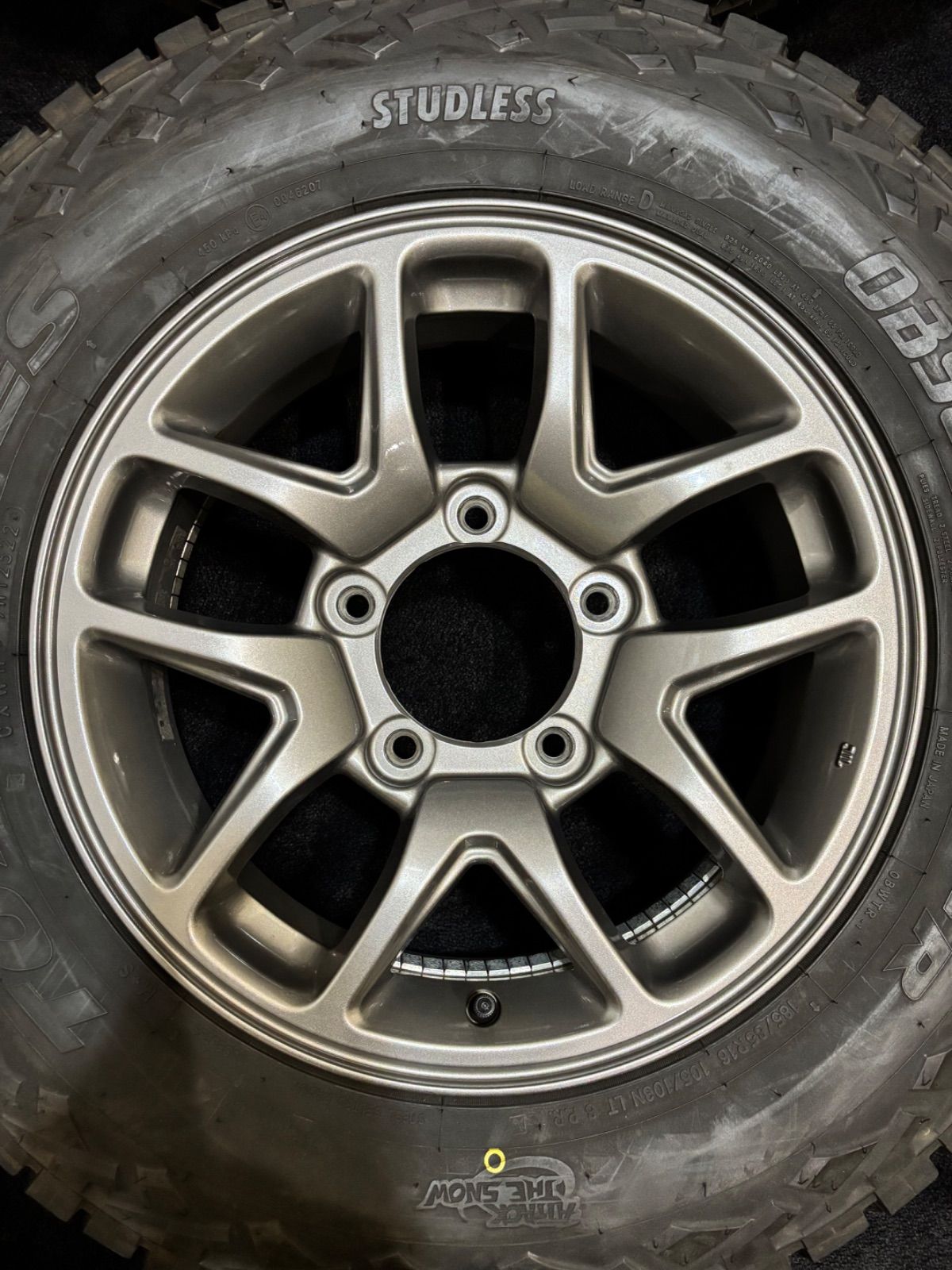 ☆美品 175/80R16 TOYO/OBSERVE W/T-R 22年製 スズキ JB64 ジムニー 