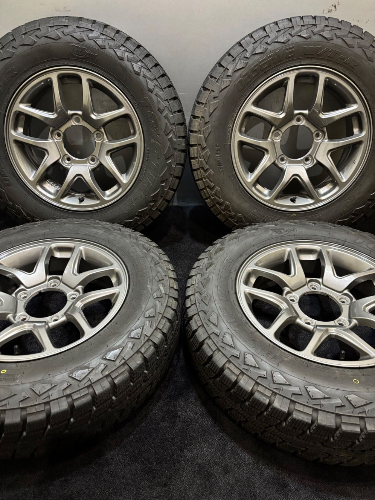 ☆美品 175/80R16 TOYO/OBSERVE W/T-R 22年製 スズキ JB64 ジムニー 