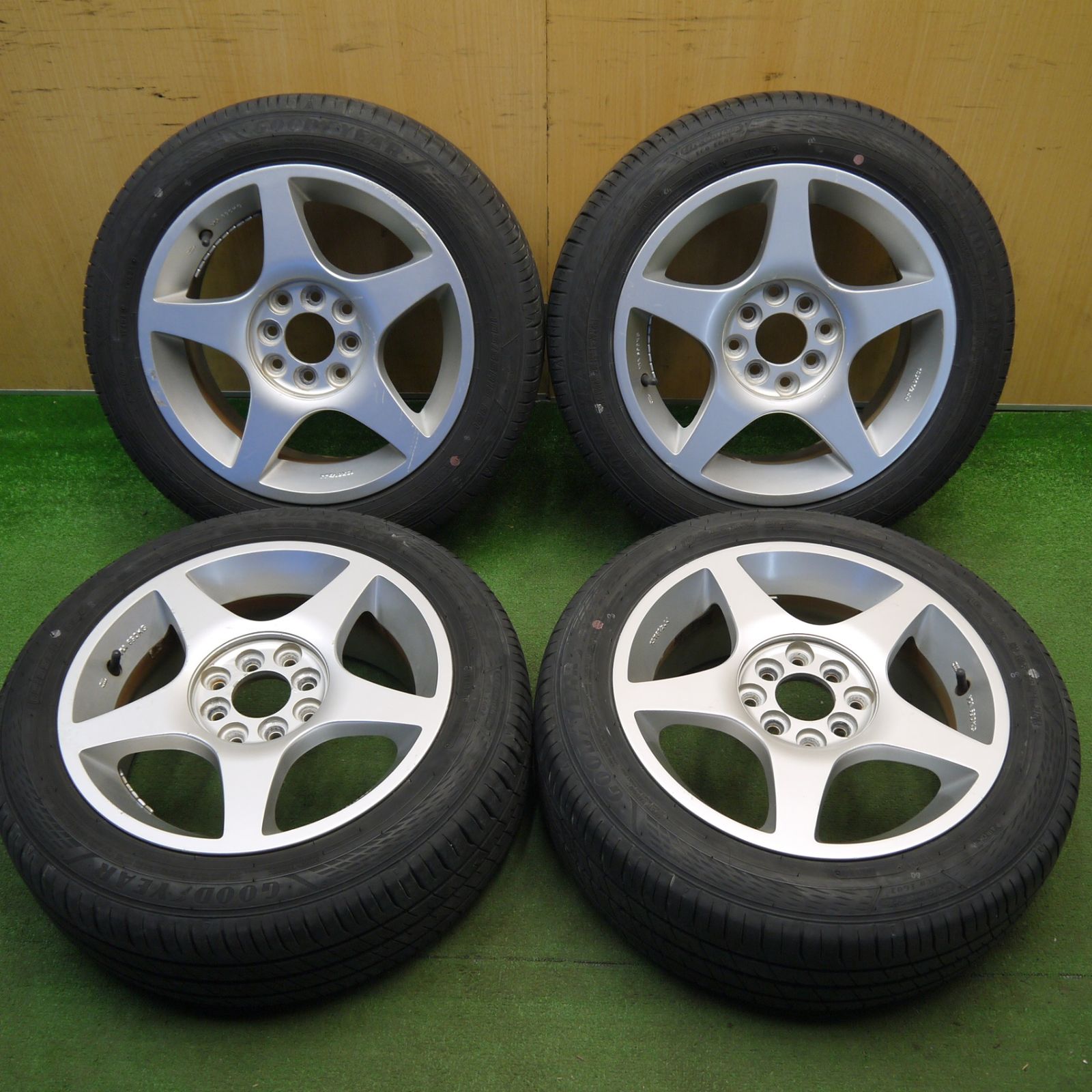 バリ溝！24年！9.5分☆185/55R15 グッドイヤー EfficientGrip ECO EG02 