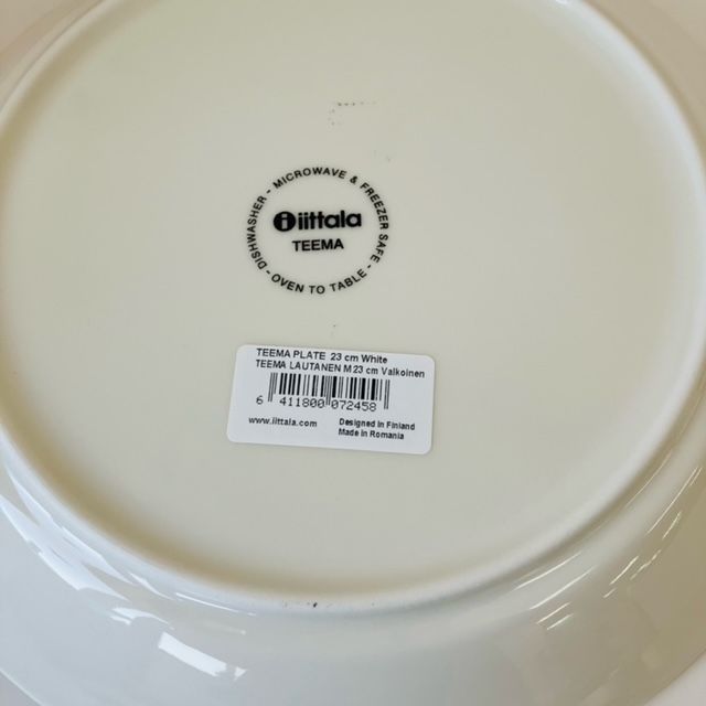 1134】<<新品未使用>>イッタラ ティーマ プレート ホワイト 23cm 