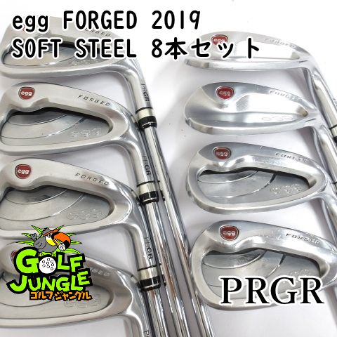中古】アイアンセット プロギア egg FORGED 2019 SOFT STEEL 8本セット 