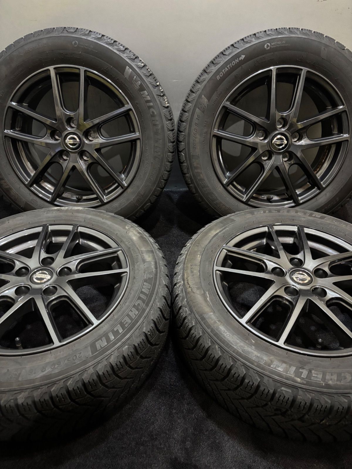 ☆205/60R16 MICHELIN/X-ICE SNOW 20年製 日産 純正 OP エスティーロ
