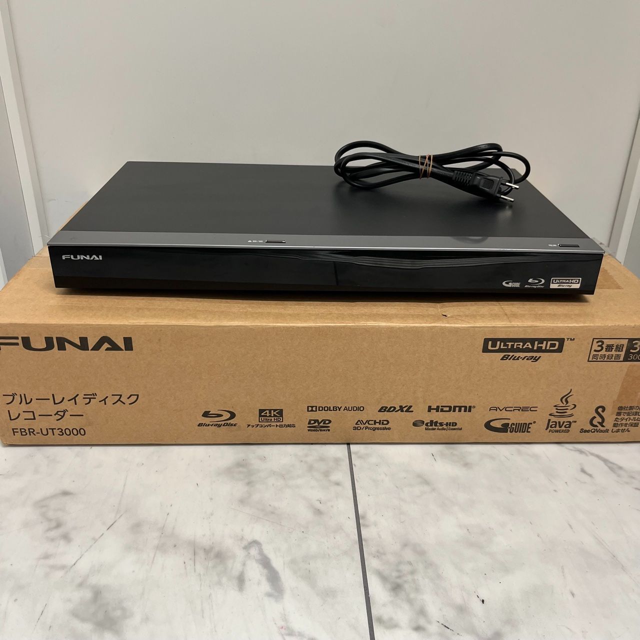 □FUNAI FBR-UT3000 ブルーレイレコーダー 2021年製 A26-1186 - メルカリ