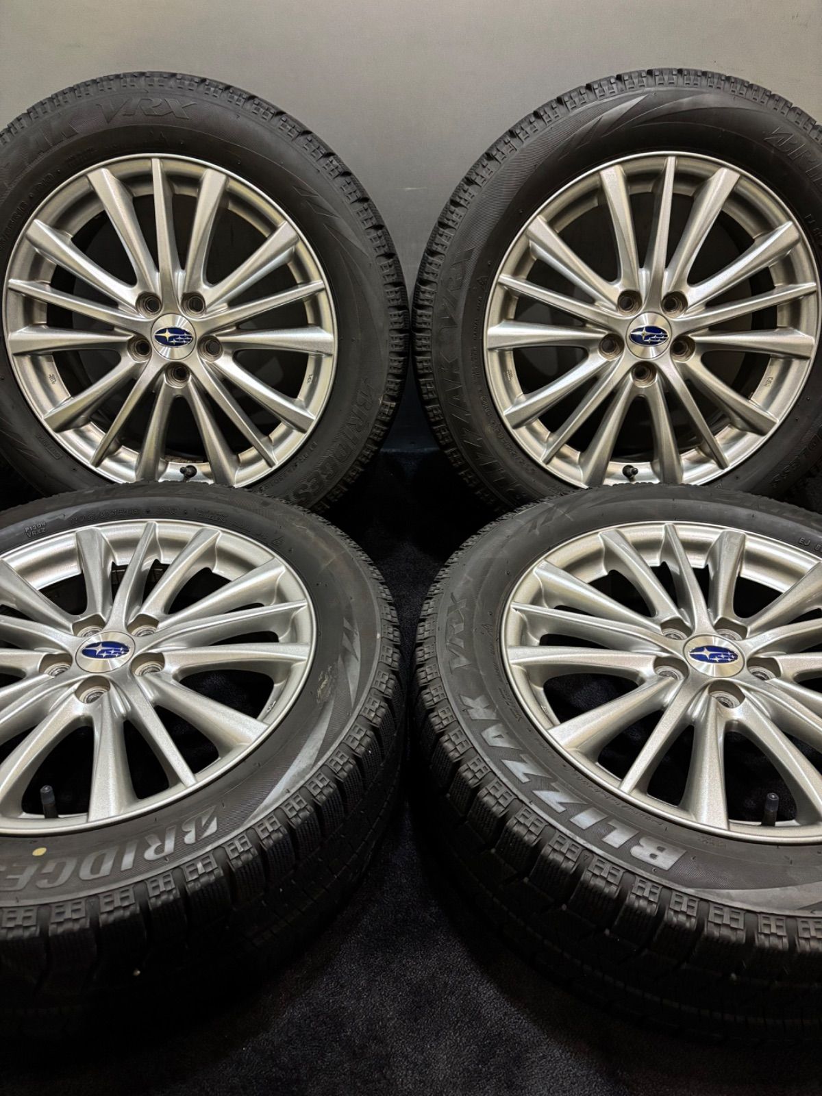 ☆205/55R16 BRIDGESTONE/VRX 19年製 スバル GT6 インプレッサ 純正 16 