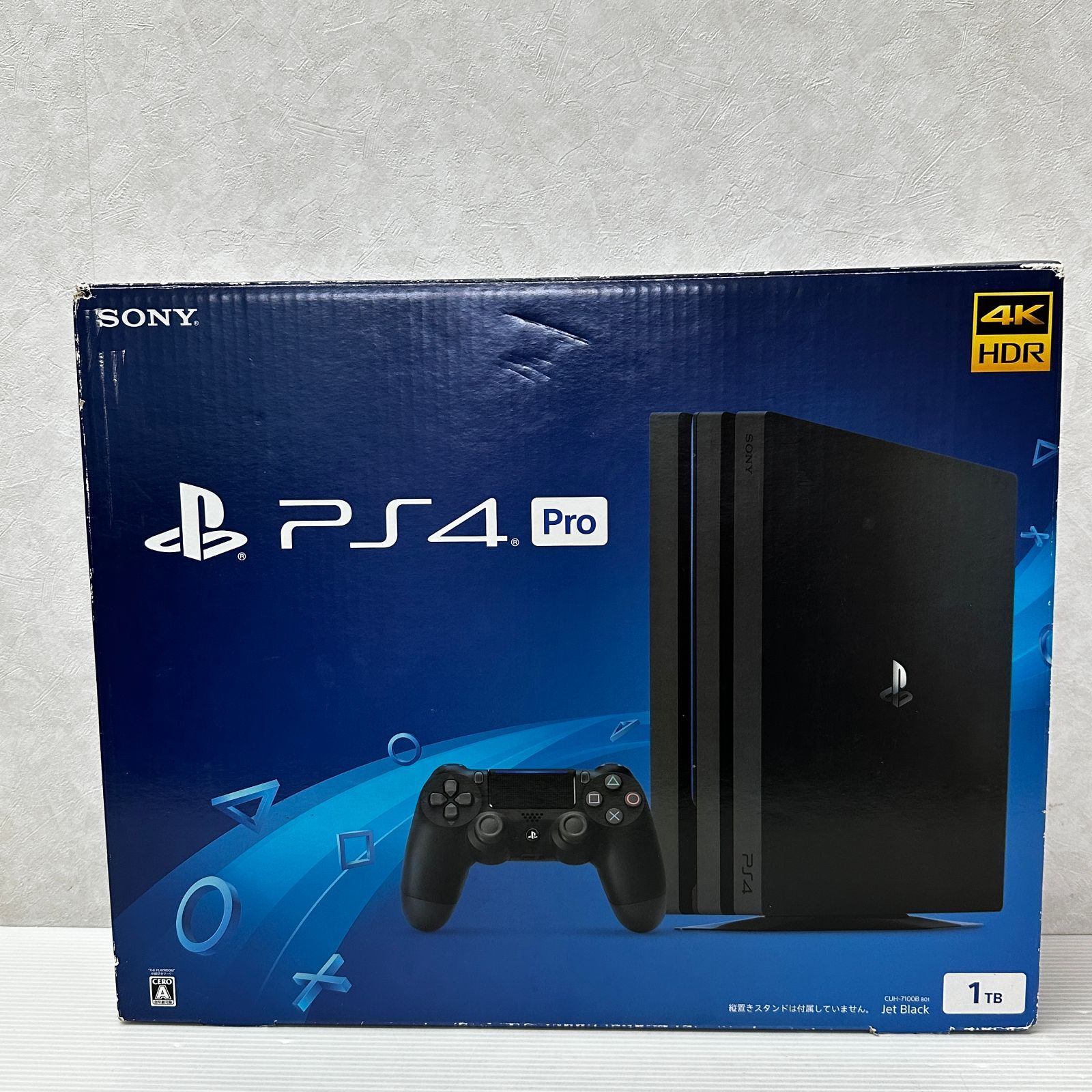 PlayStation 4 Pro ジェット・ブラック 1TB ( CUH-7100BB01) 中古品 