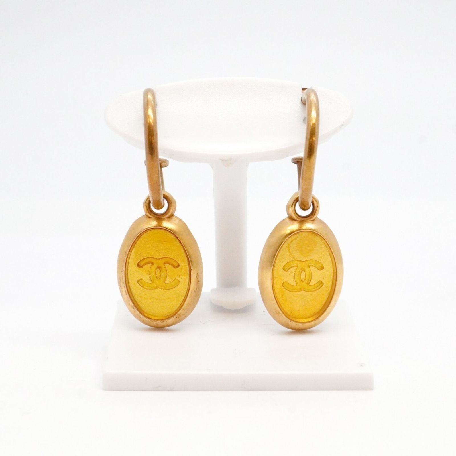 シャネル(Chanel) シャネル ピアス ココマーク オーバル GPメッキ 