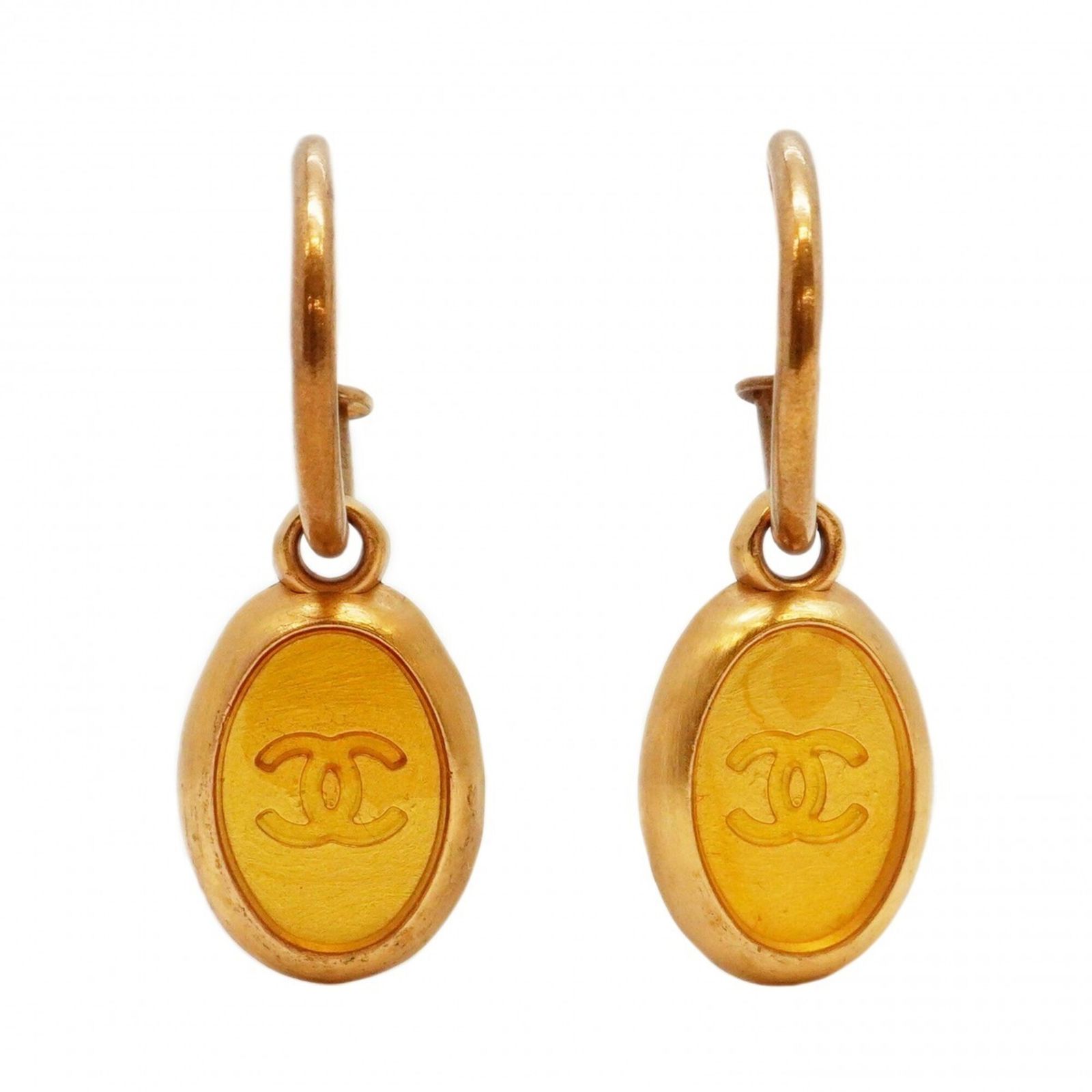 シャネル(Chanel) シャネル ピアス ココマーク オーバル GPメッキ 