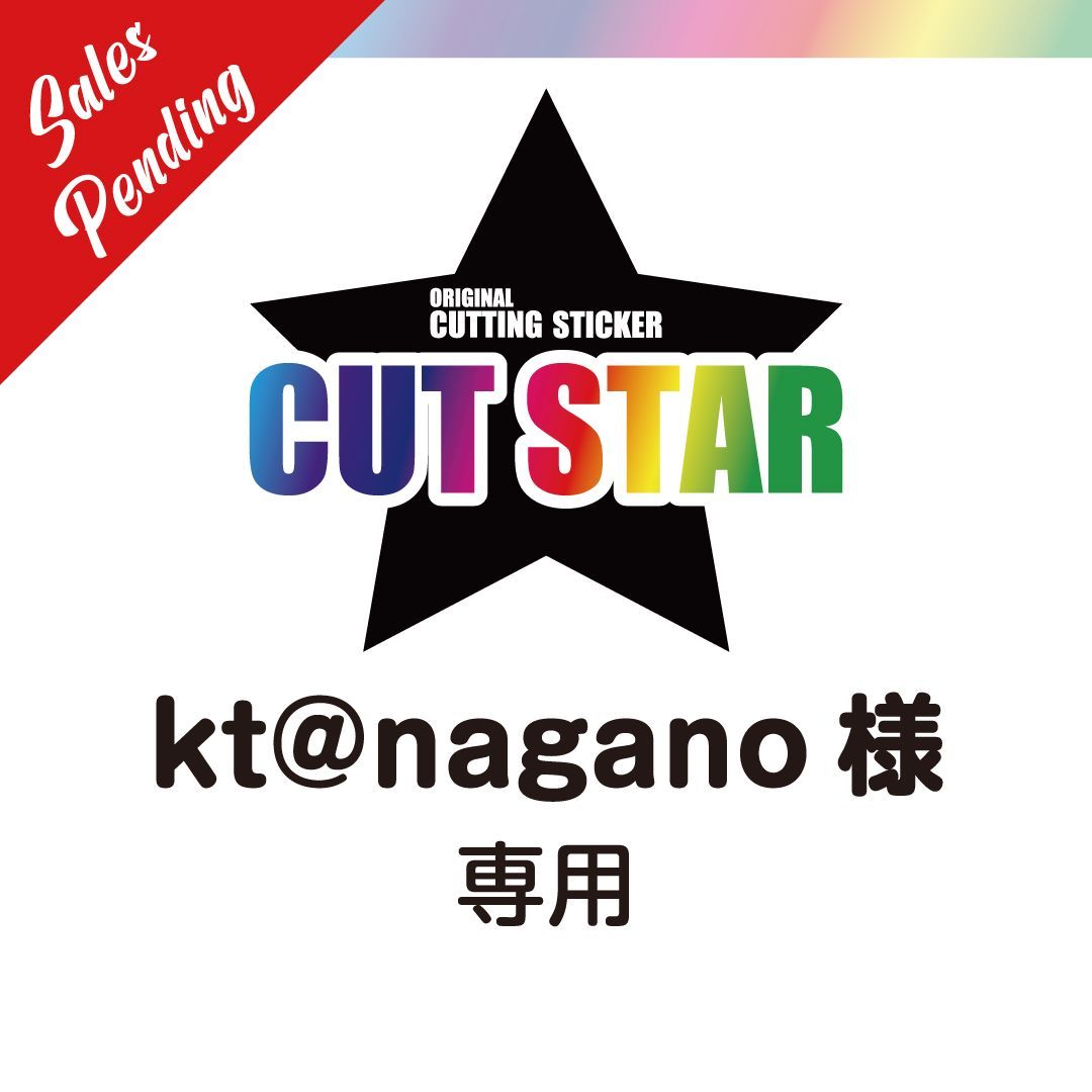 kt@nagano様専用 カッティングステッカー カッティングシート オーダー 