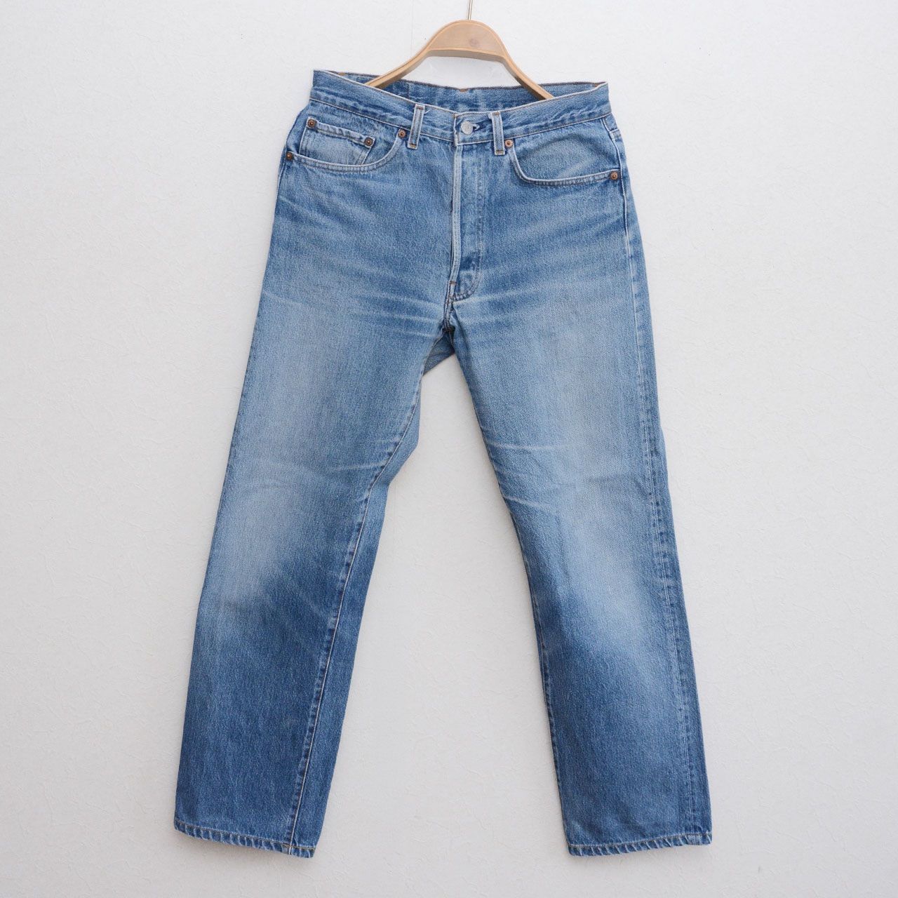 80s USA製 リーバイス 501 ハチマル 内股シングル デニムパンツ W28L32 