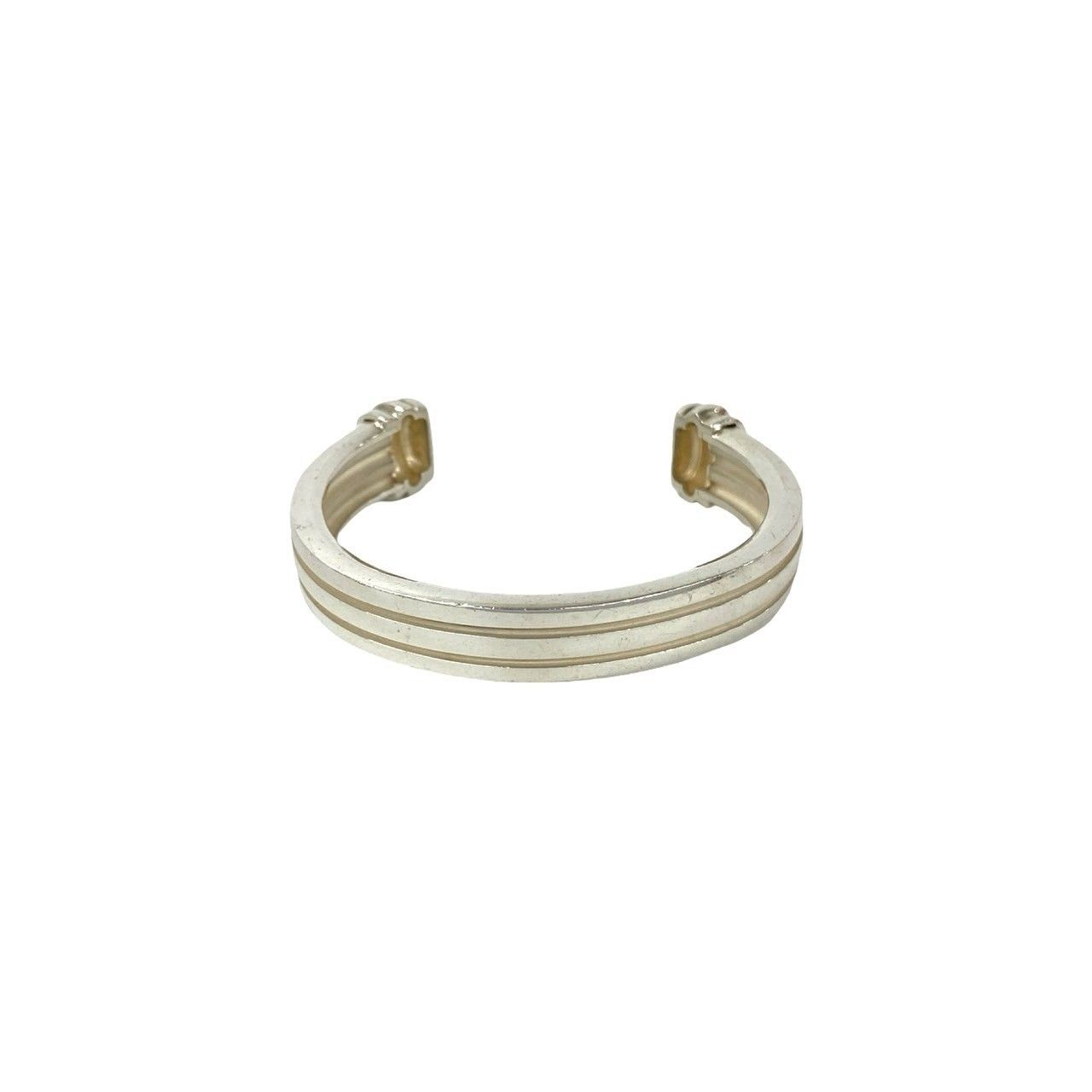 極 美品 TIFFANY&Co. ティファニー グルーブ ド カフ バングル 