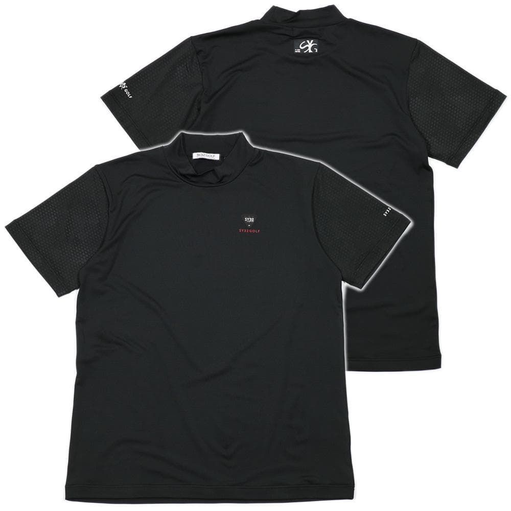 新品☆【SY32 GOLF】 G-002 EMBOSS STRETCH MOCK 新品☆【SY32 GOLF】 G-002 EMBOSS STRETCH MOCK - メルカリ