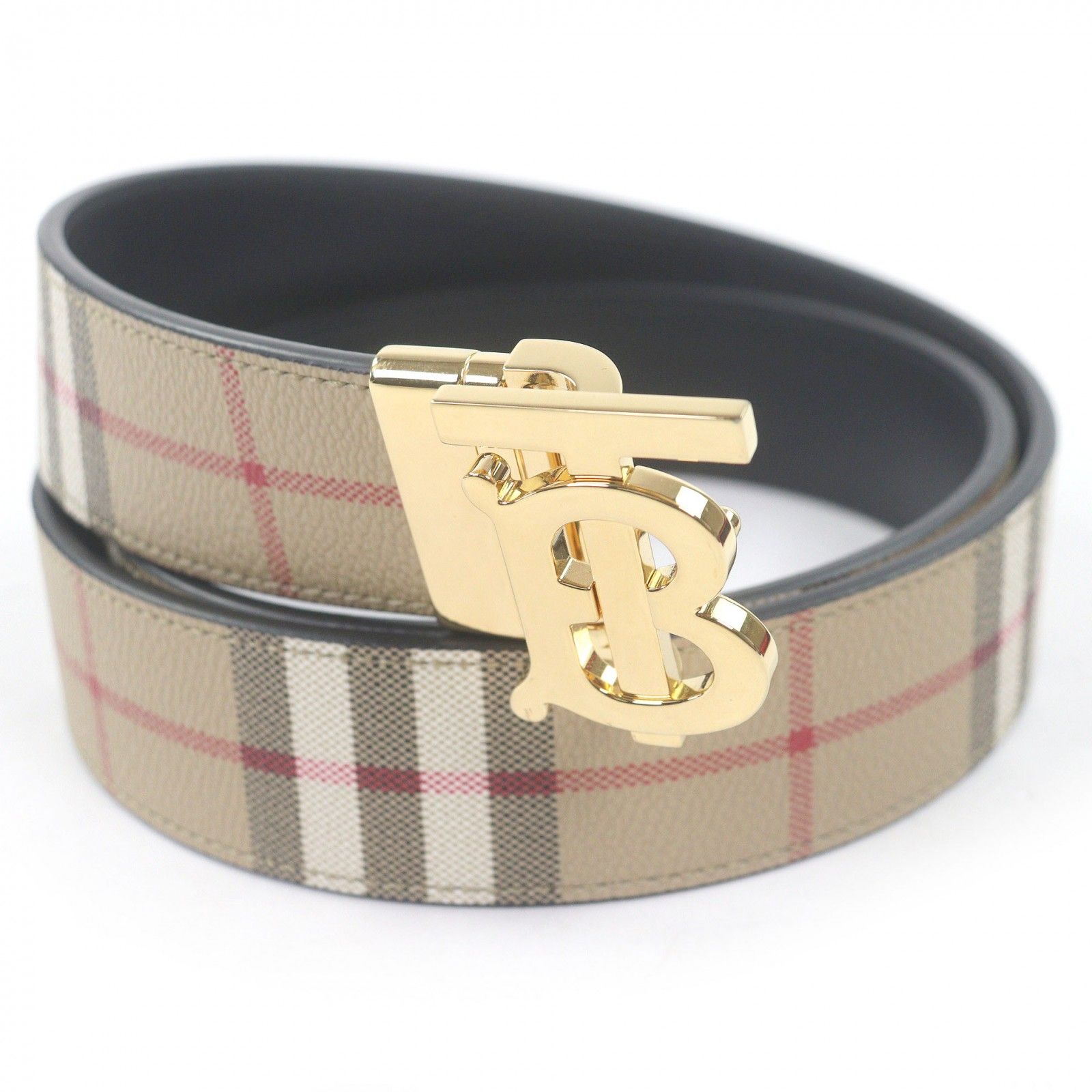 Burberry バーバリー TBバックル ノバチェック リバーシブルベルト