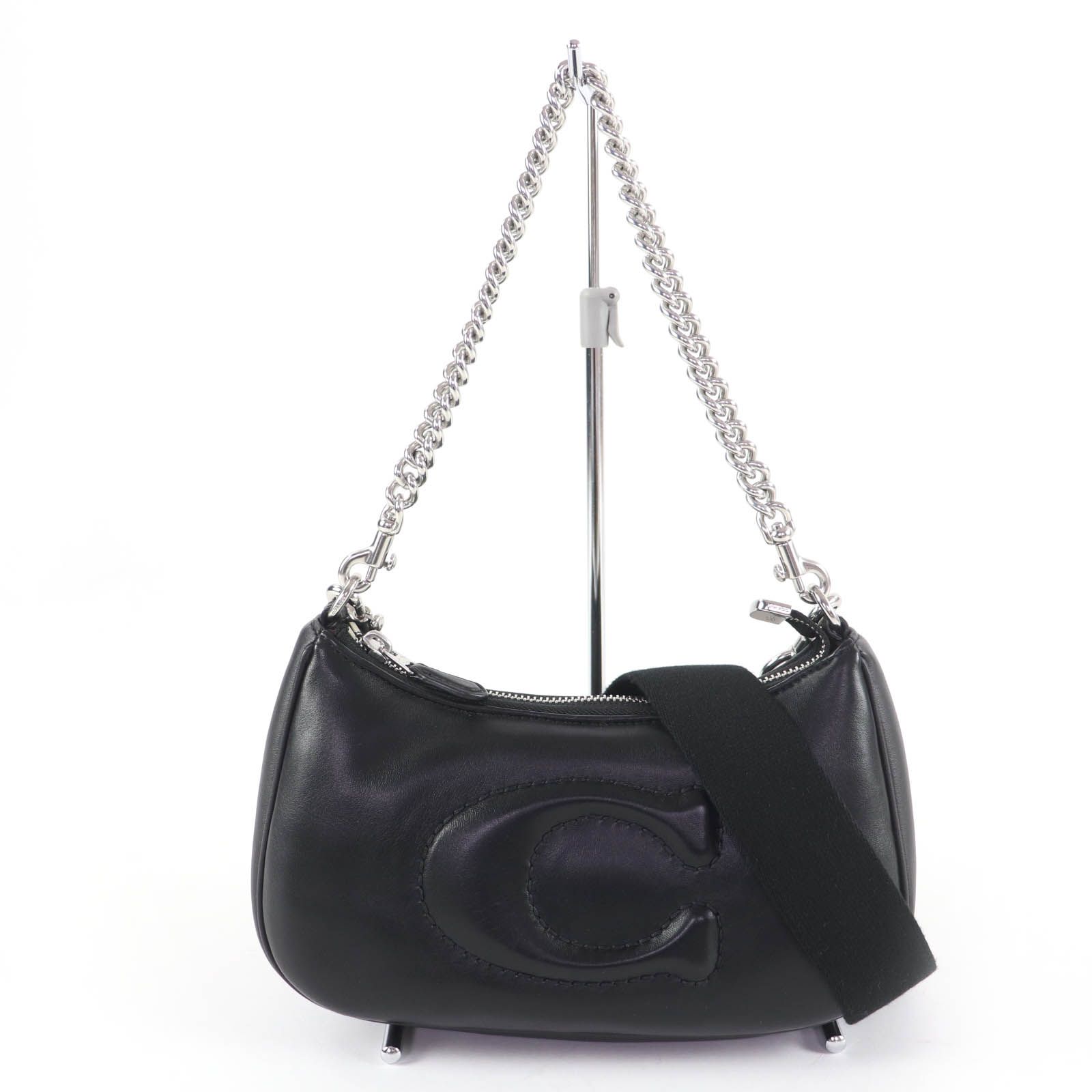 極美品☆COACH コーチ CJ608 テリ シグネチャー キルティング
