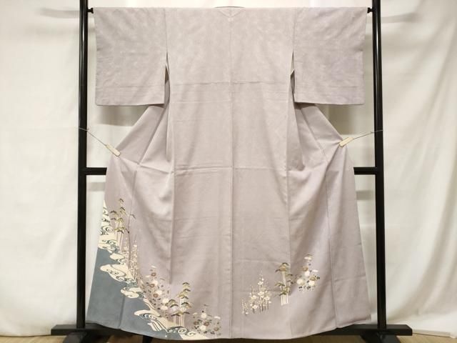 平和屋着物□訪問着 流水枝松花文 正絹 逸品 CABA7319ev - メルカリ