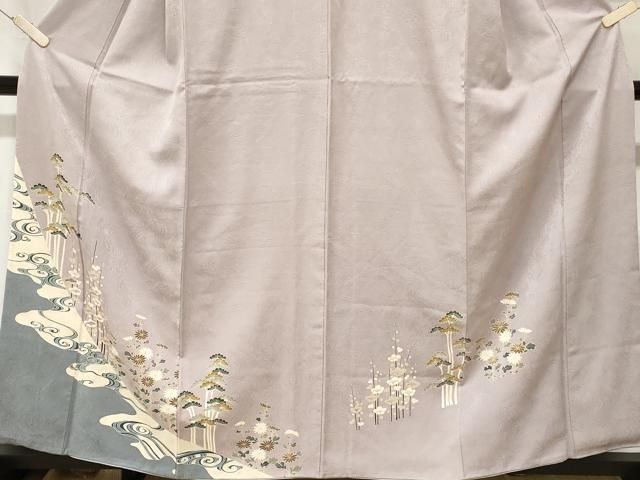 平和屋着物▽訪問着　単衣　流水花籬文　暈し染め　正絹　逸品　AABG8774jh 平和屋着物□訪問着 流水枝松花文 正絹 逸品 CABA7319ev - メルカリ