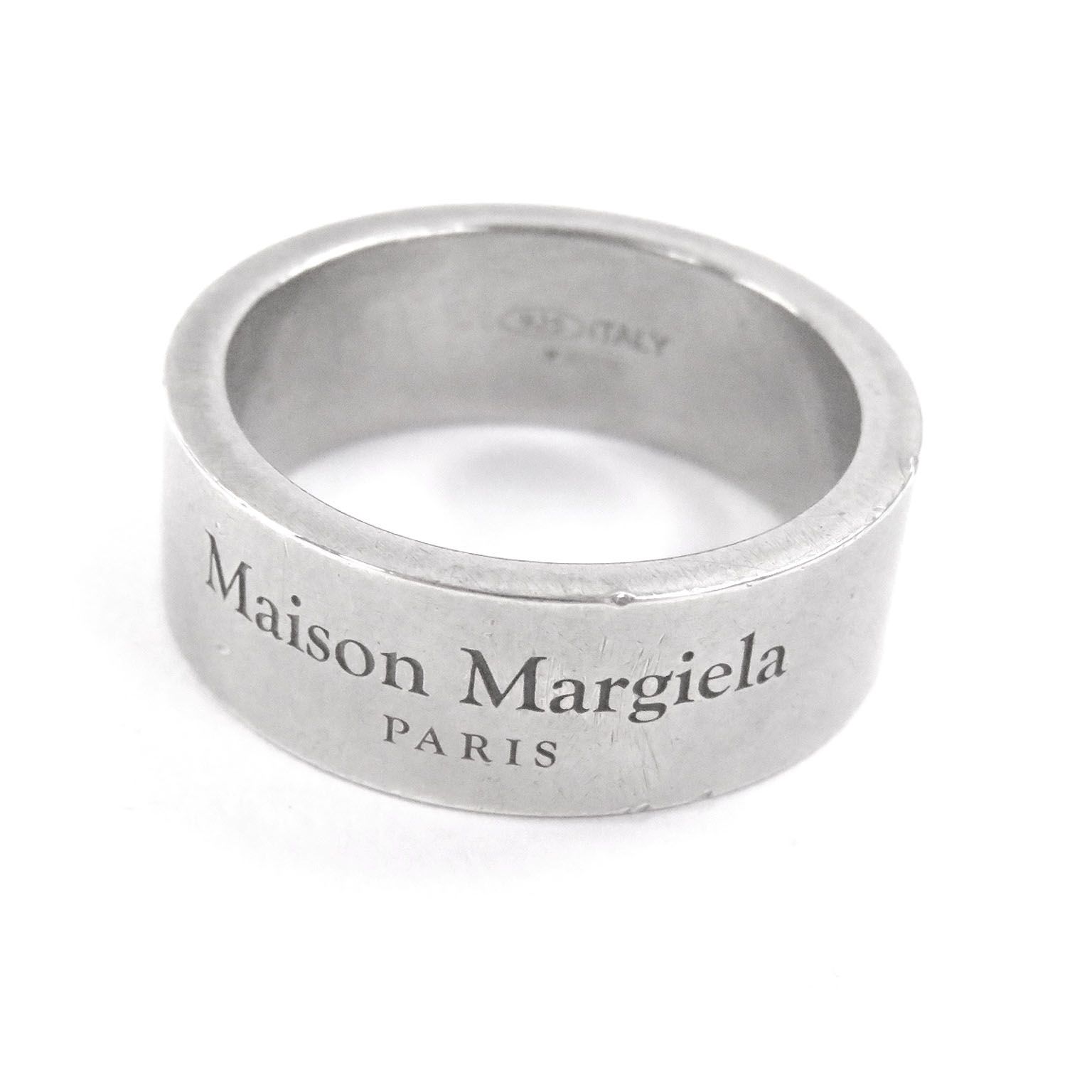 良品□Maison Margiela メゾンマルジェラ SM1UQ0082 SV925 ロゴリング 