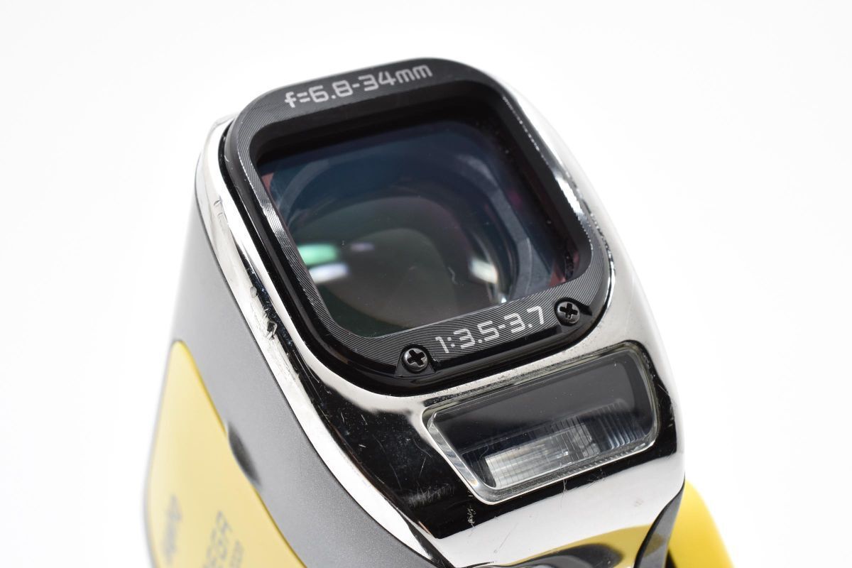 中古】SANYO Xacti DMX-CA100 イエロー 防水フルHD デジカメ 元箱 