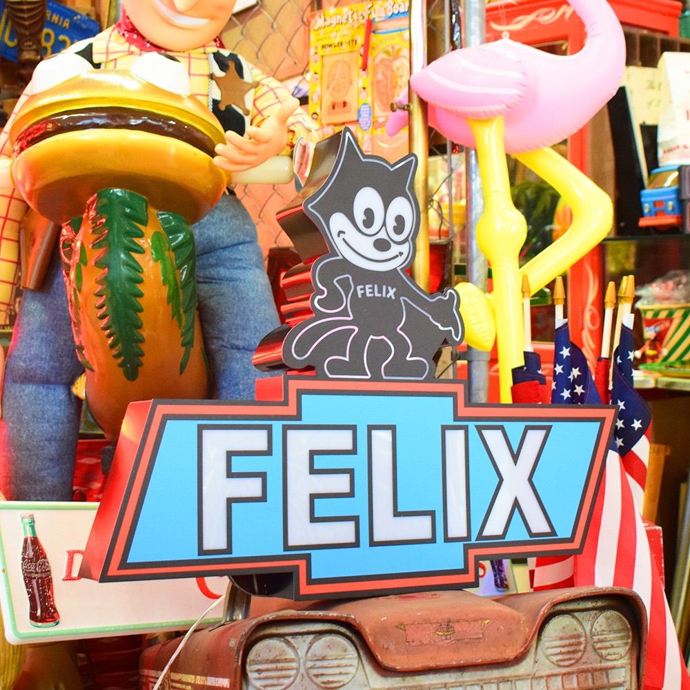 フィリックス】電飾 看板 FELIX シボレー アメリカン雑貨 ガレージ