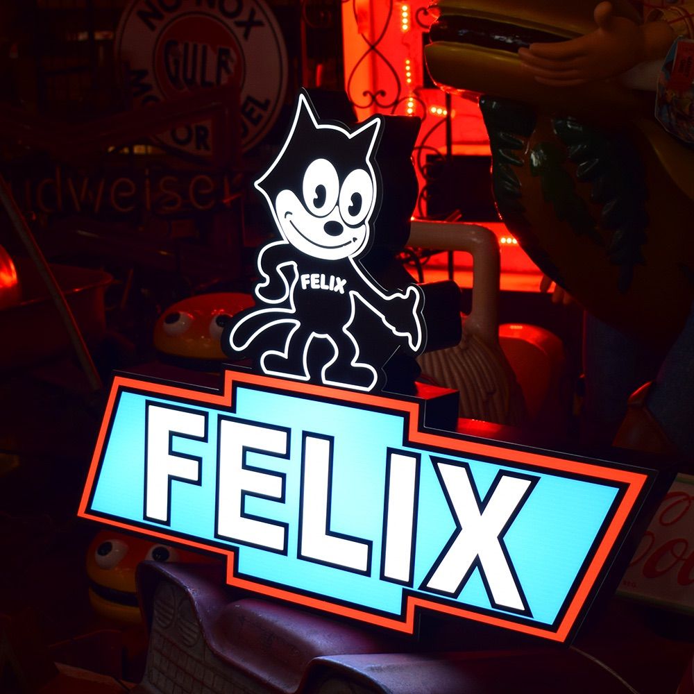 フィリックス】電飾 看板 FELIX シボレー アメリカン雑貨 ガレージ