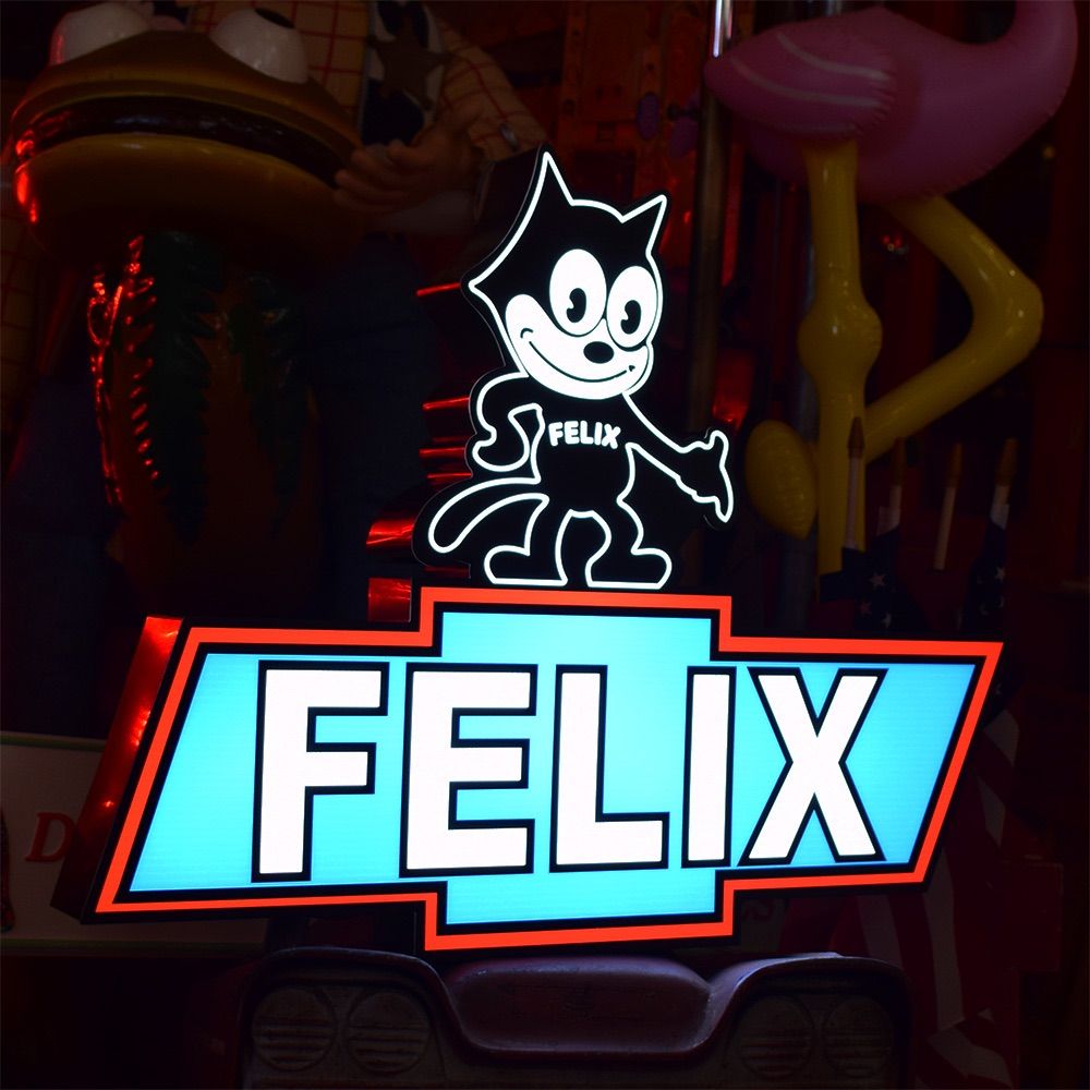 フィリックス】電飾 看板 FELIX シボレー アメリカン雑貨 ガレージ