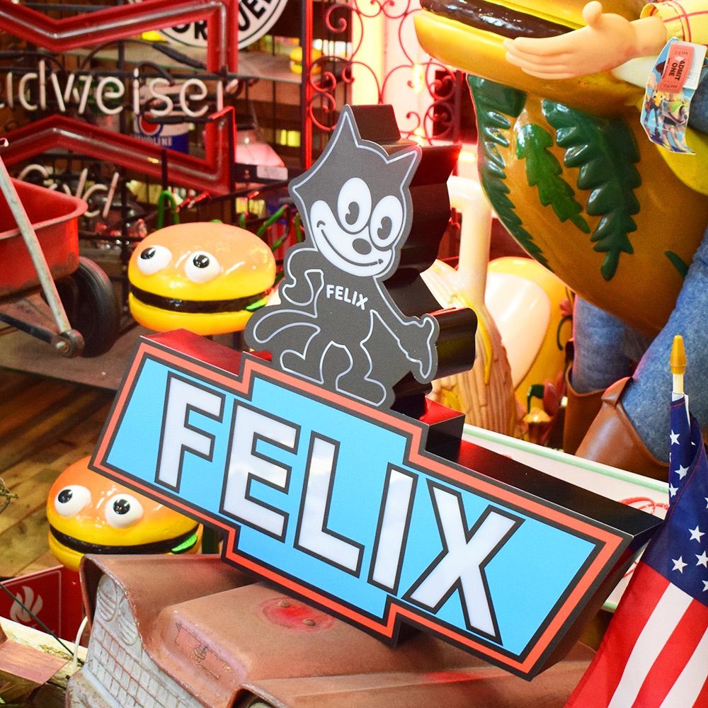 フィリックス】電飾 看板 FELIX シボレー アメリカン雑貨 ガレージ