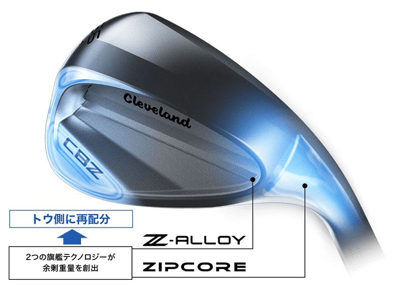 クリーブランド CBZ ウェッジ N.S.PRO 950GH neo スチールシャフト
