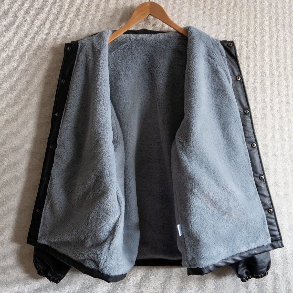 雰囲気抜群】Roller magazine【フェイクレザー コーチジャケット】 M 
