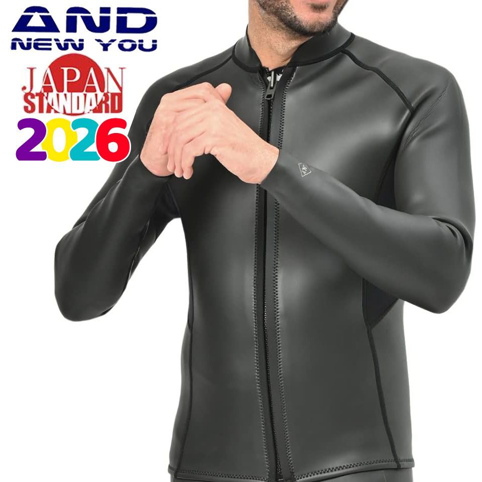 長袖タッパー 2mm スキンタイプ ANDNEWYOU ジャケット メンズ 