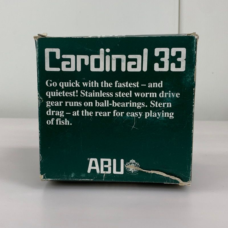 中古品】AbuGarcia アブガルシア カーディナル33 スピニングリール