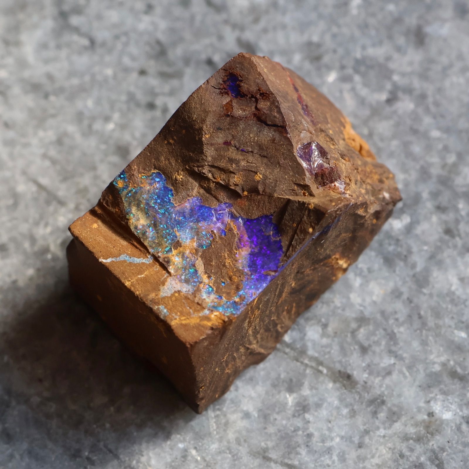天然ボルダーオパール 原石 約72ct クイーンズランド産 オーストラリア 
