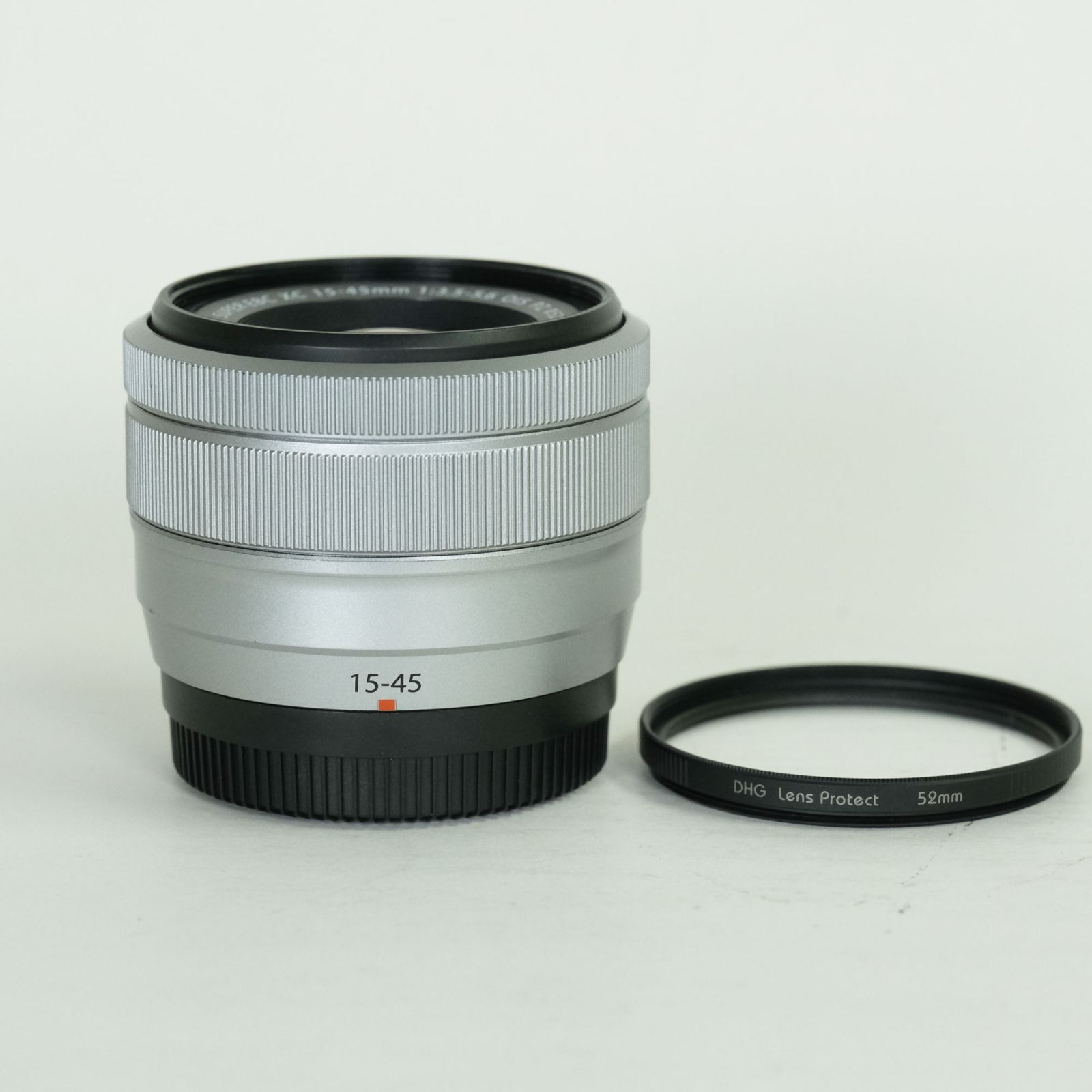美品 | フィルター付] FUJIFILM XC15-45mmF3.5-5.6 OIS PZ [シルバー 