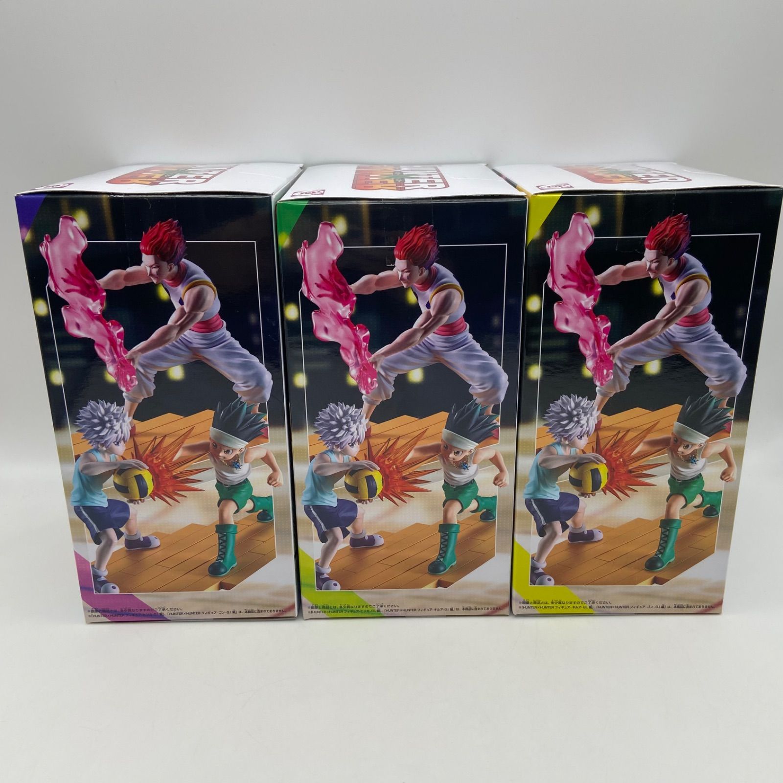 HUNTER×HUNTER ハンター×ハンター 3点セット ゴン キルア ヒソカ G.I. 