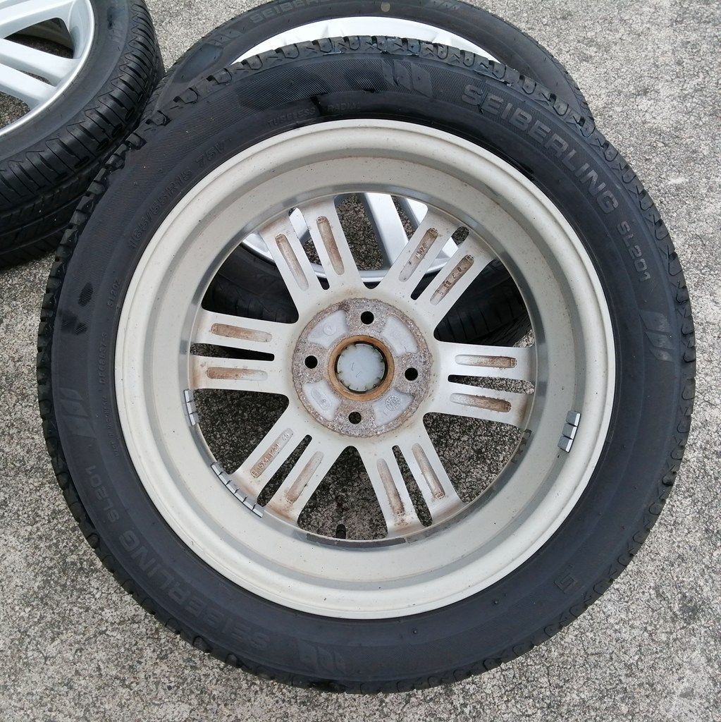 ダイハツ 15インチアルミホイール＆2024年製 165/55R15タイヤ ダイハツ純正アルミ 夏タイヤ付 4本 15インチ 165/55R15 ブリジストン