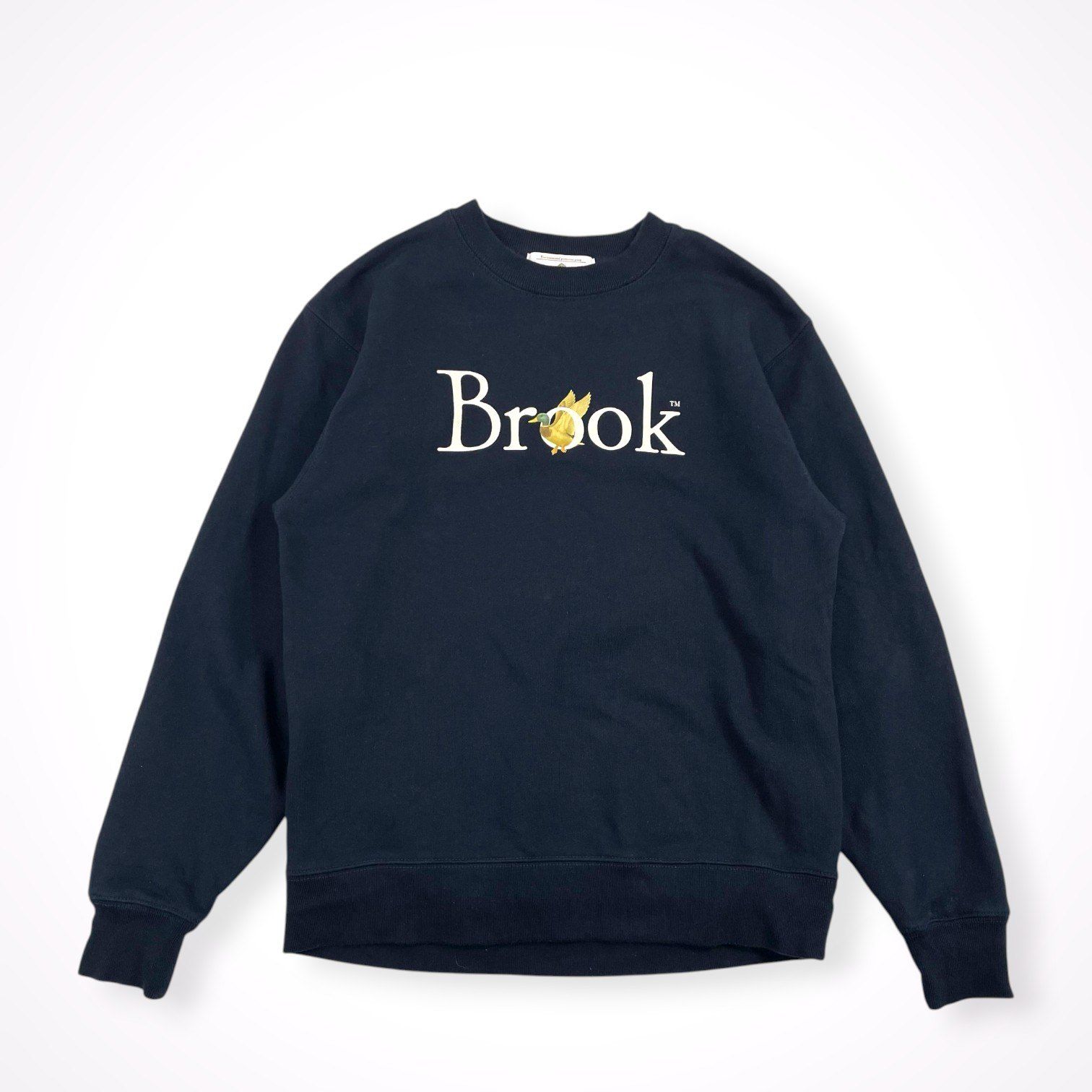 美品 Brook 限定スウェット　ネイビー　Mサイズ brook スウェット 美品 Brook 限定スウェット ネイビー Mサイズ 美品