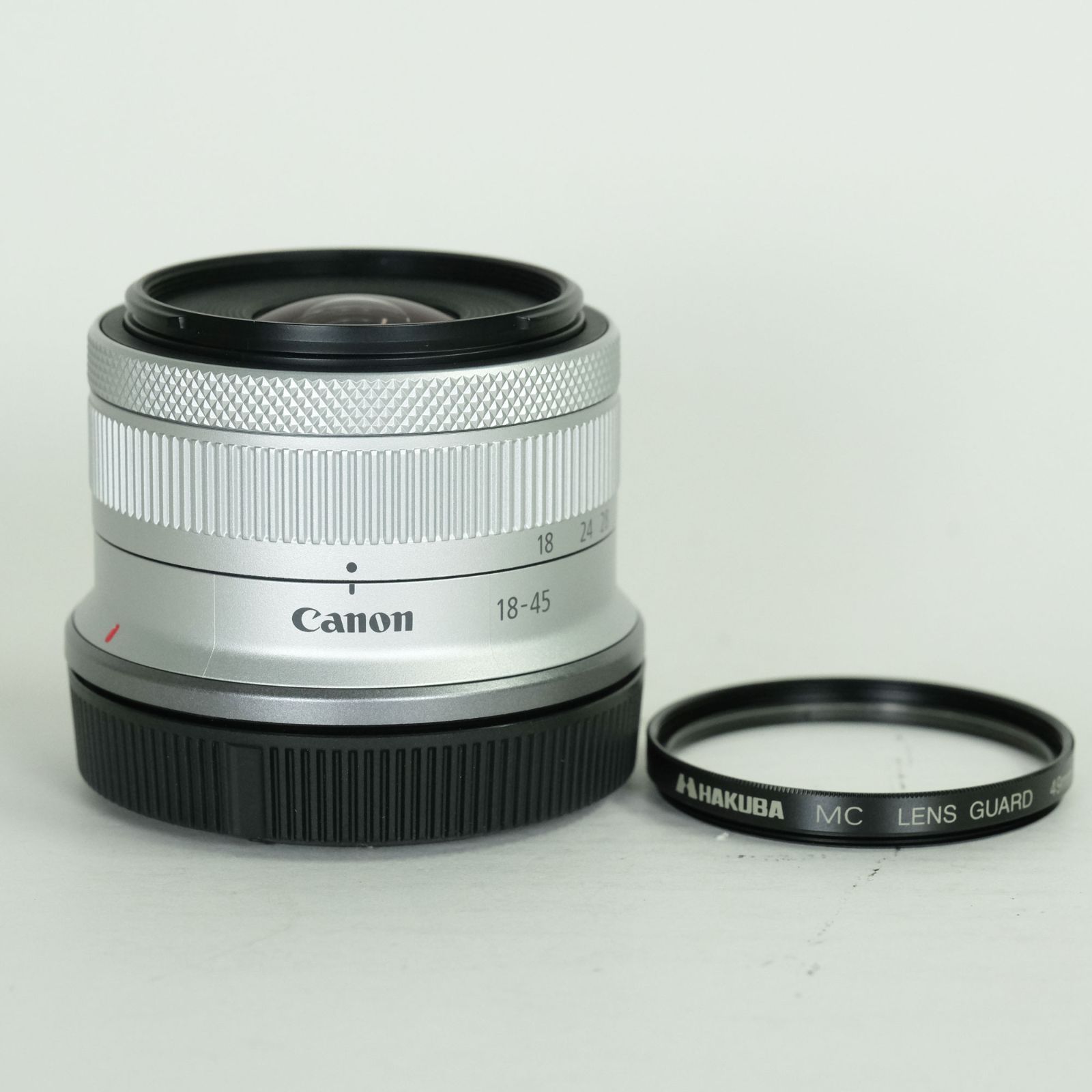 美品 | フィルター付] Canon RF-S 18-45mm F4.5-6.3 IS STM [シルバー 